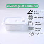 Vibrant multicolor stackable BPA-free plastic food containers