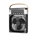 Portable Air Conditioner Fan providing a cool breeze in a home office setting.