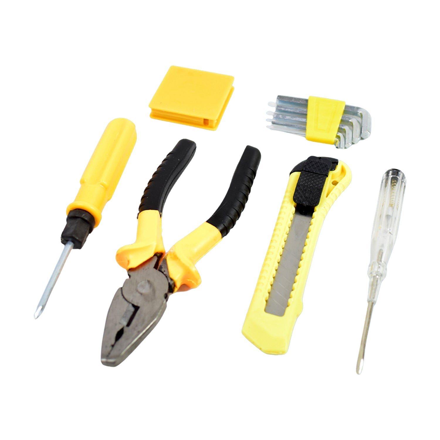 Side view of the BoltForce compact hardware tool set for easy storage.