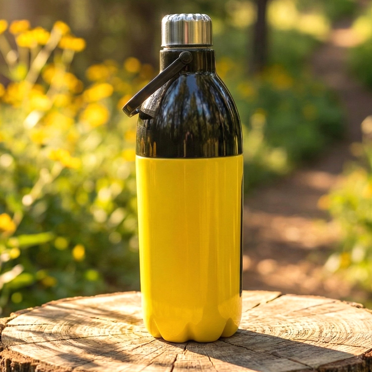 Large capacity gym water bottle designed for fitness hydration