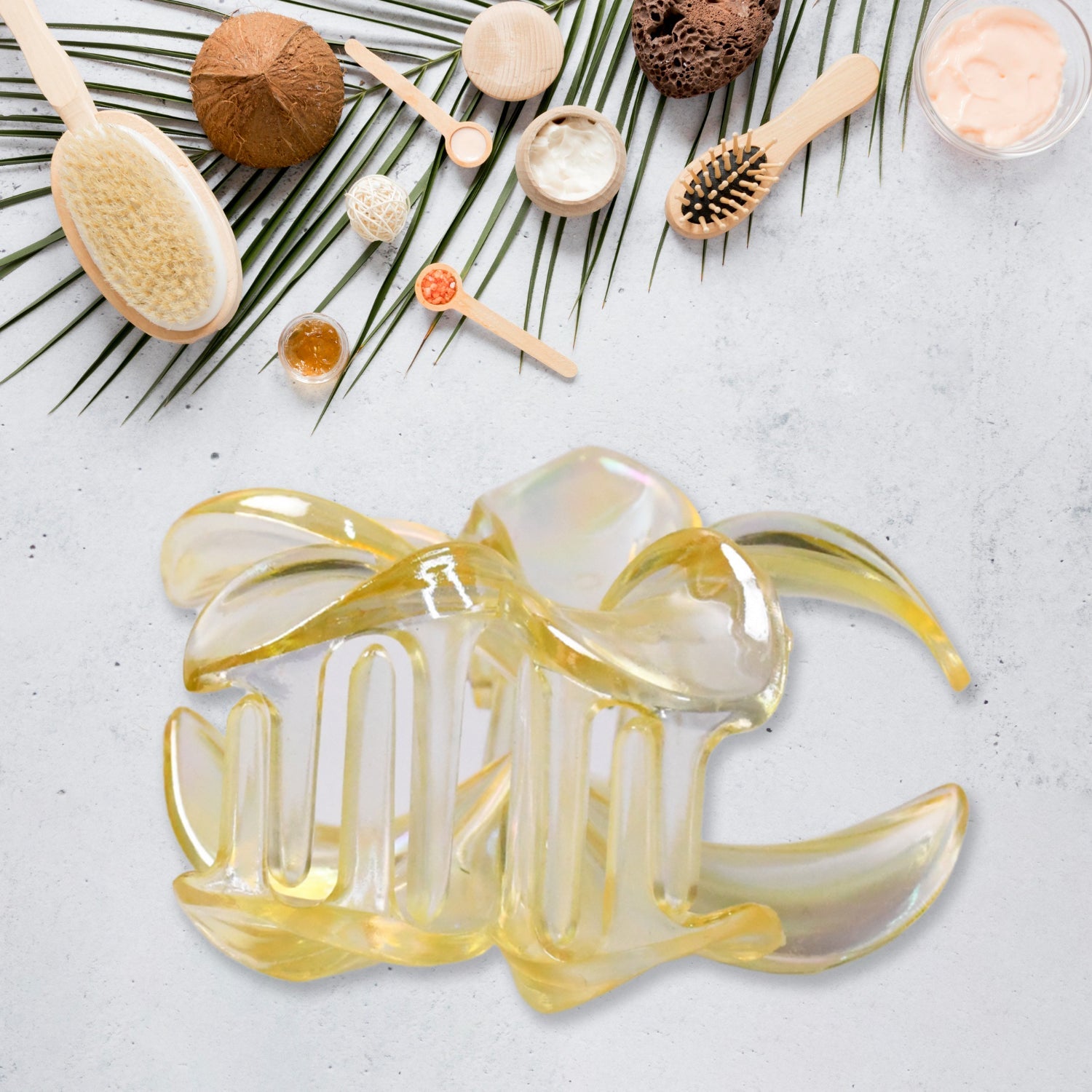 Firm grip hair clamp for face washing and styling routines