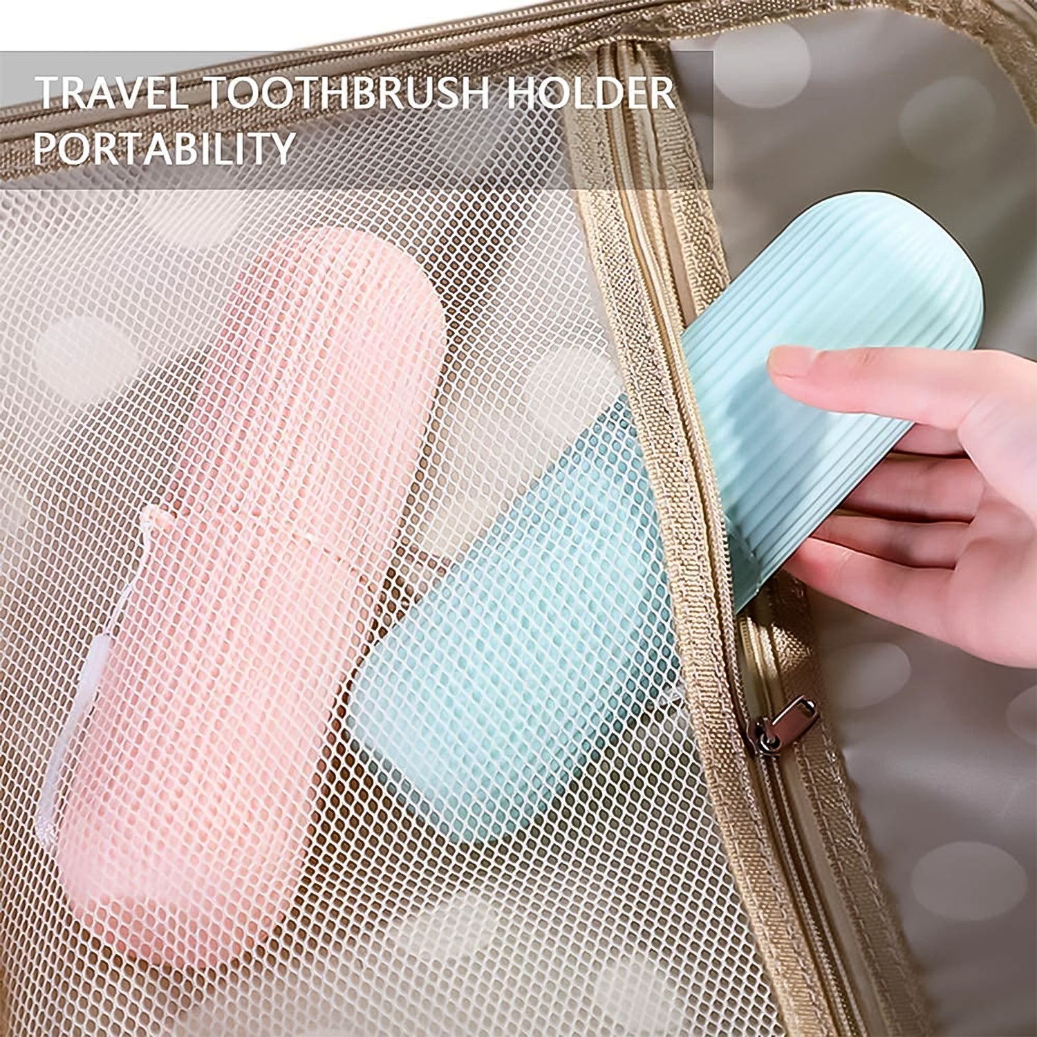 Assorted multicolor Konvex travel toothbrush cases neatly arranged on a white background.