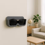 Sunglasses holder and eyewear pair neatly mounted for daily use