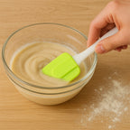 Food grade silicone spatula designed for safe cooking and baking tasks
