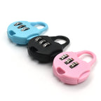 Hand holding the 3-Digit Zipper Lock, emphasizing its ease of use and portability.