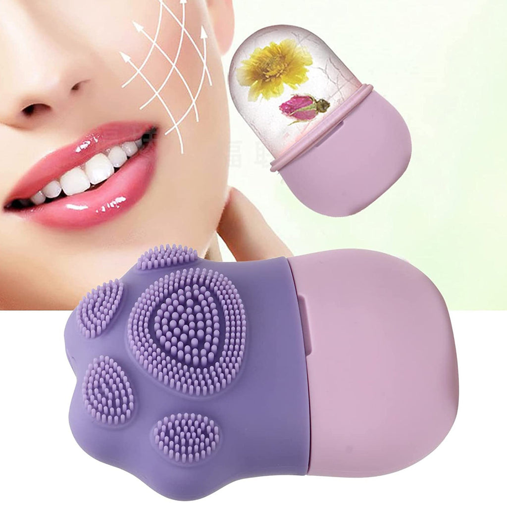 Non-Slip Silicone Ice Roller for Face for soothing skin care.