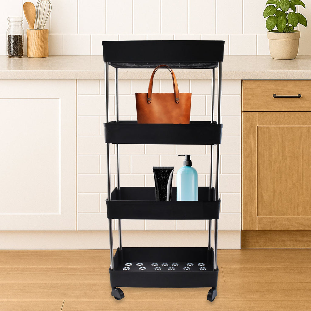 Smart nest mobile storage rack trolley ideal for kitchen and home use