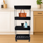 Smart nest mobile storage rack trolley ideal for kitchen and home use