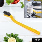 Compact Mini Nylon Cleaning Brush shown from an angle.