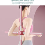 Ergonomic design of the adjustable posture stretching stick for comfortable use.