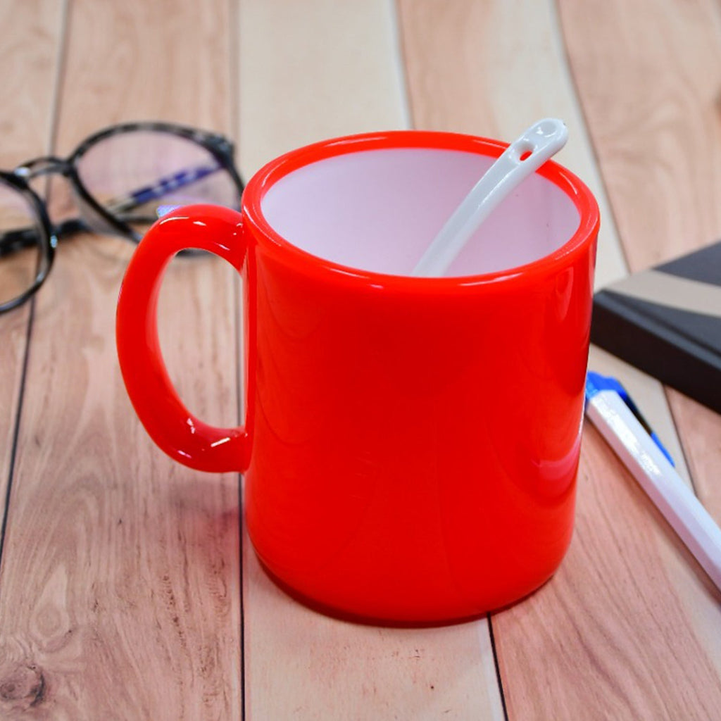 Vibrant mixed design coffee mug, adding a touch of color to your kitchen.