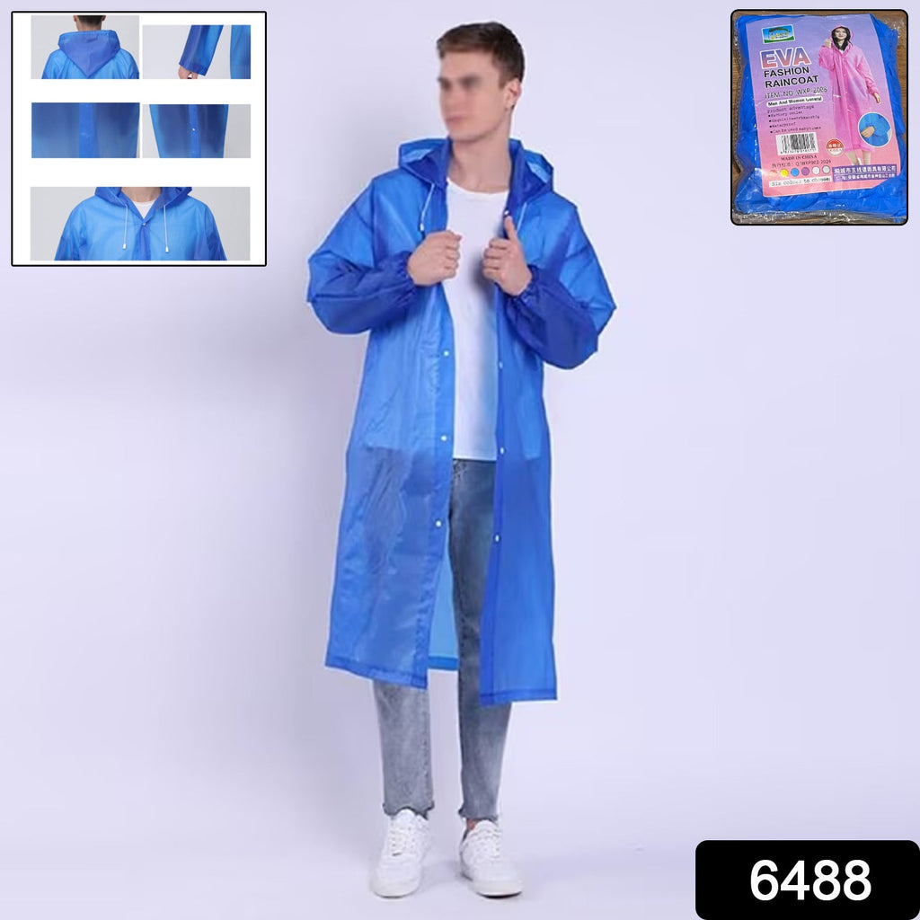 Student wearing a waterproof EVA raincoat, ideal for school commutes and outdoor activities.