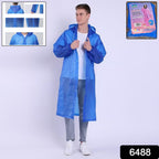 Student wearing a waterproof EVA raincoat, ideal for school commutes and outdoor activities.