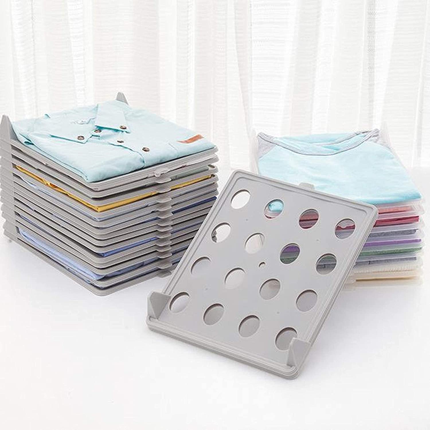 Simple cloth organizer design, ideal for quick sorting of laundry.