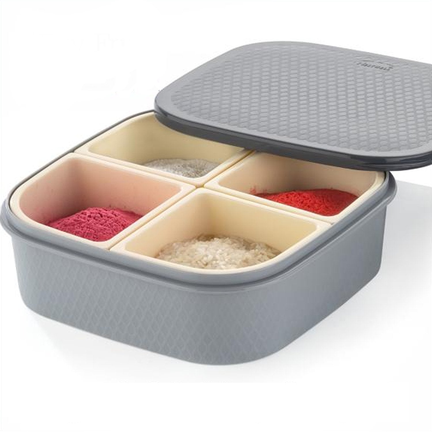 A vibrant sweet box filled with an array of dry fruits and chocolate delights.