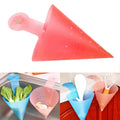 Hanging sink corner strainer with suction cup and drainage holes in kitchen sink corner