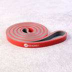 Flat resistance exercise band 2080x13 mm laid on surface