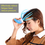 Hand grip head massager designed for easy use.