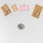 Durable steel adhesive wall hooks for drill-free mounting.