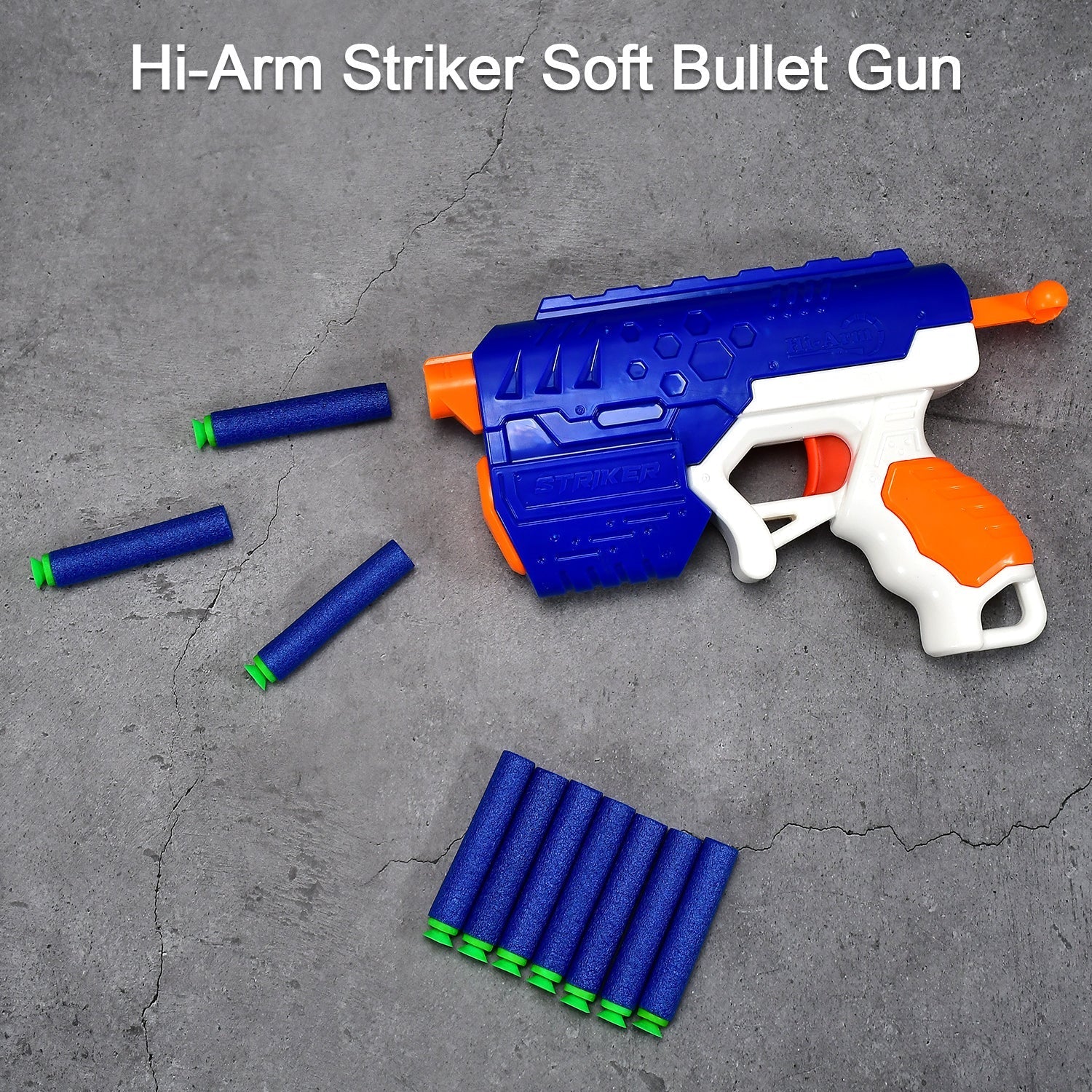 Aditi foam bullet gun ready for exciting target shooting.