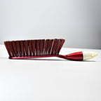 Close-up of the soft, long bristles of the Velvet Wipe duster brush.