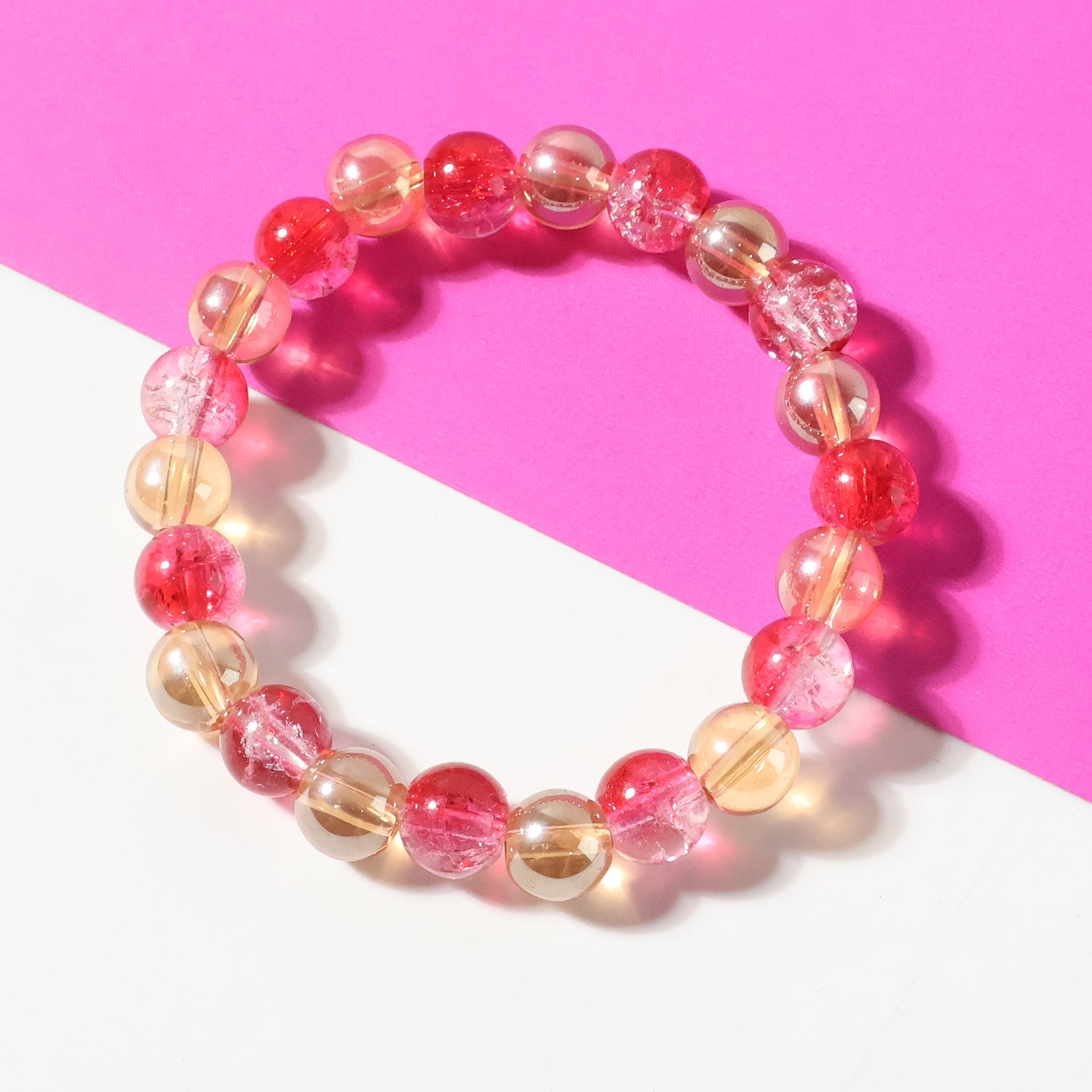 Elegant stretch bracelet styled for casual and festive occasions
