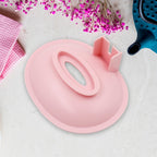 Back view of the wall mounted soap holder, highlighting the strong adhesive strip.