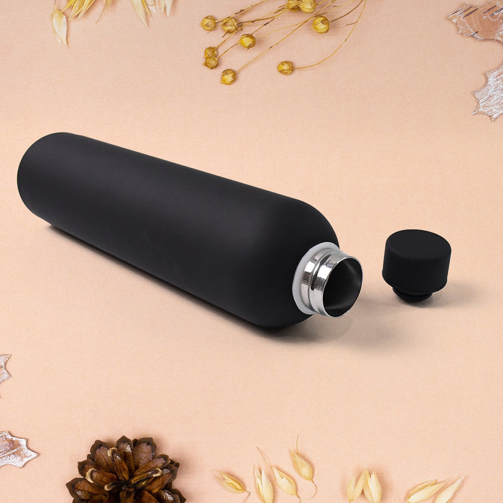 Stainless steel insulated water bottle with leak-proof cap in mixed colors