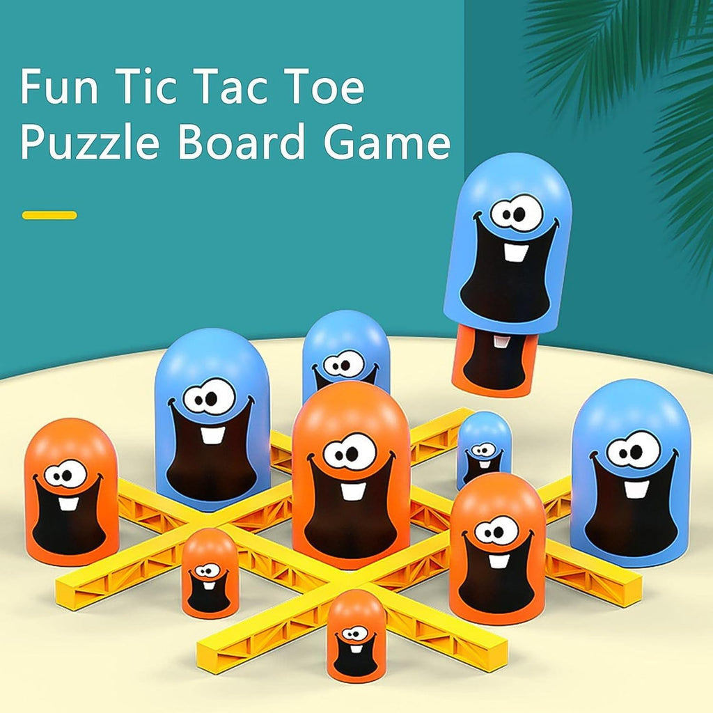 A complete Gobble Game set laid out, highlighting its vibrant multi-color design.