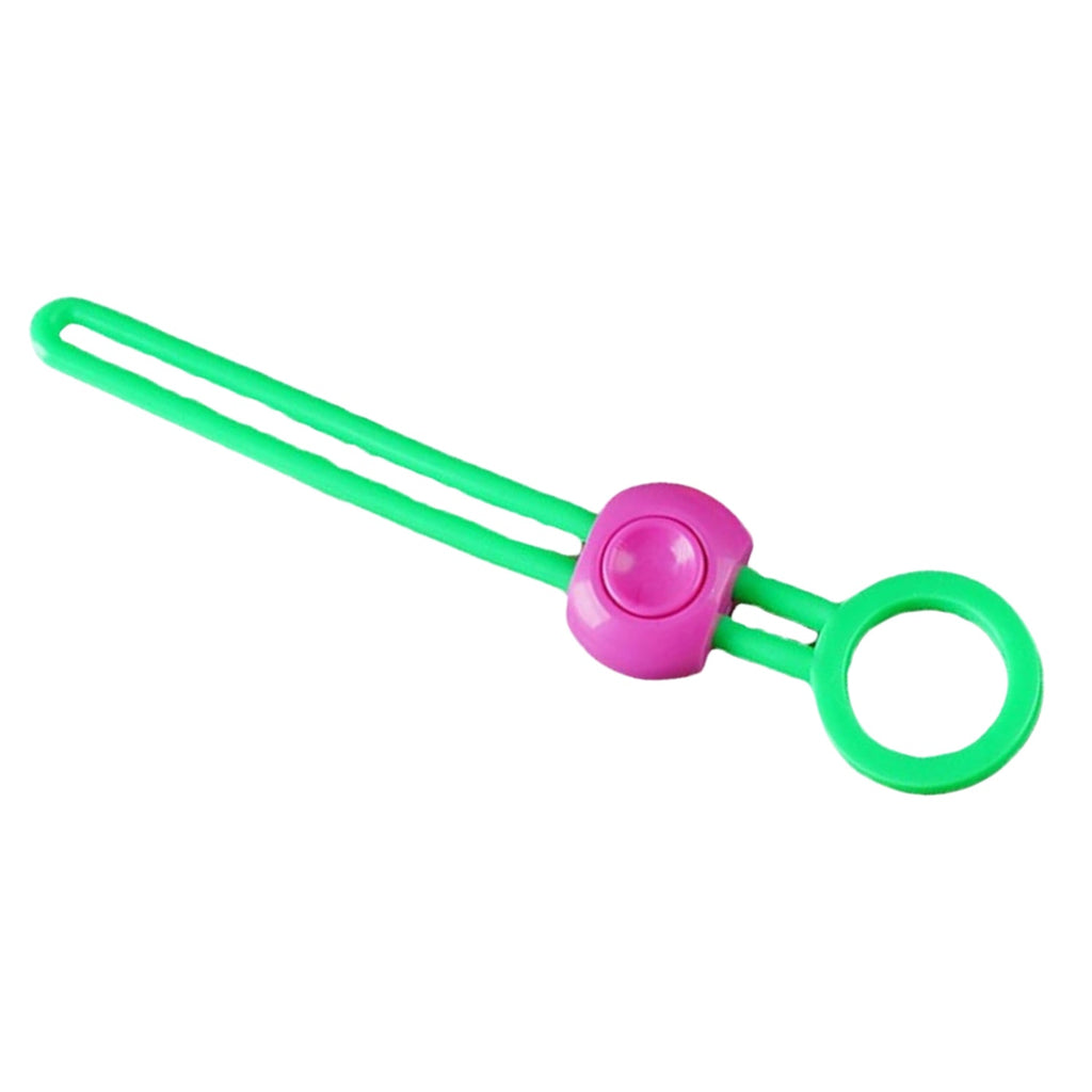 Convenient pull ring design of the bag clip for easy handling and hanging storage.