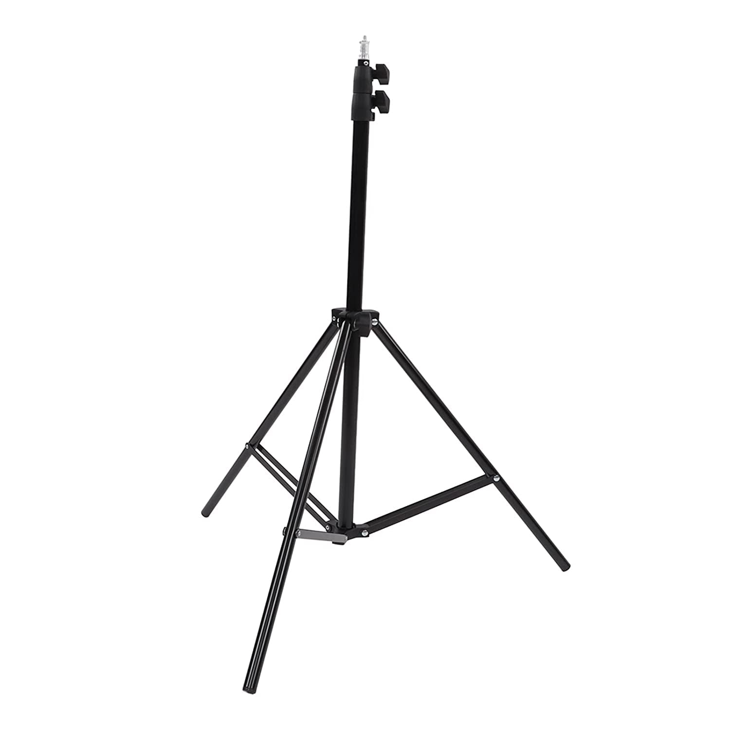 Sturdy DSLR camera tripod in a studio setting, perfect for professional photo and video.