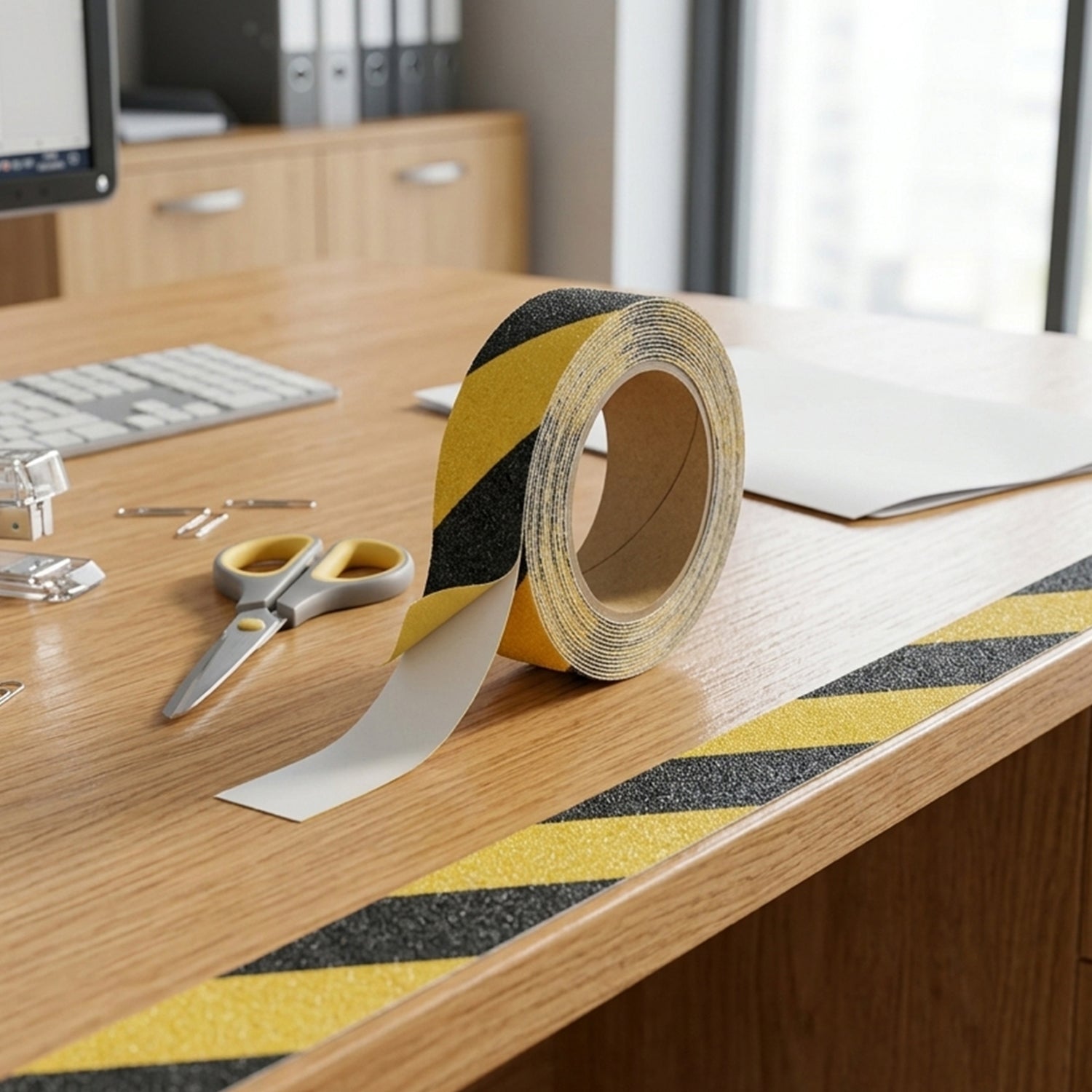 anti slip safety tape with high grip surface for safety