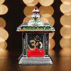 Durable plastic Om Temple showcasing fine craftsmanship.
