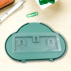 Back view of the waterproof mobile stand, highlighting its adhesive base.