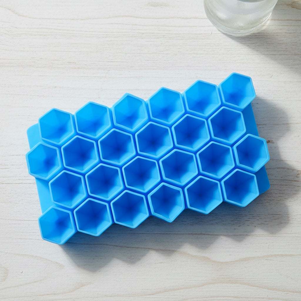 Kitchen silicone diamond ice cube tray, easy to release