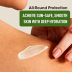 Body lotion enriched with Aloe Vera providing soothing hydration