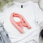Foldable clothes hanger set of 10 pieces, designed for convenient transport and use.