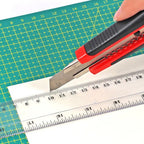 18mm cutter knife set with a secure blade and comfortable handle.