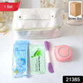 Women travel hygiene essentials combo in stylish storage bag