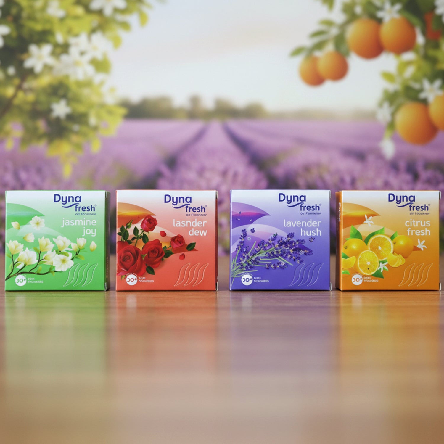 Freshener blocks in a home setting