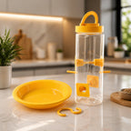 Durable hanging bird feeder suitable for outdoor use