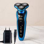 Ergonomic design of the rechargeable electric shaver
