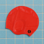 Hydrodynamic design detail of silicone swim cap