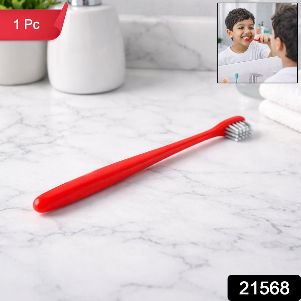 Children’s toothbrush featuring soft bristles and gentle cleaning action