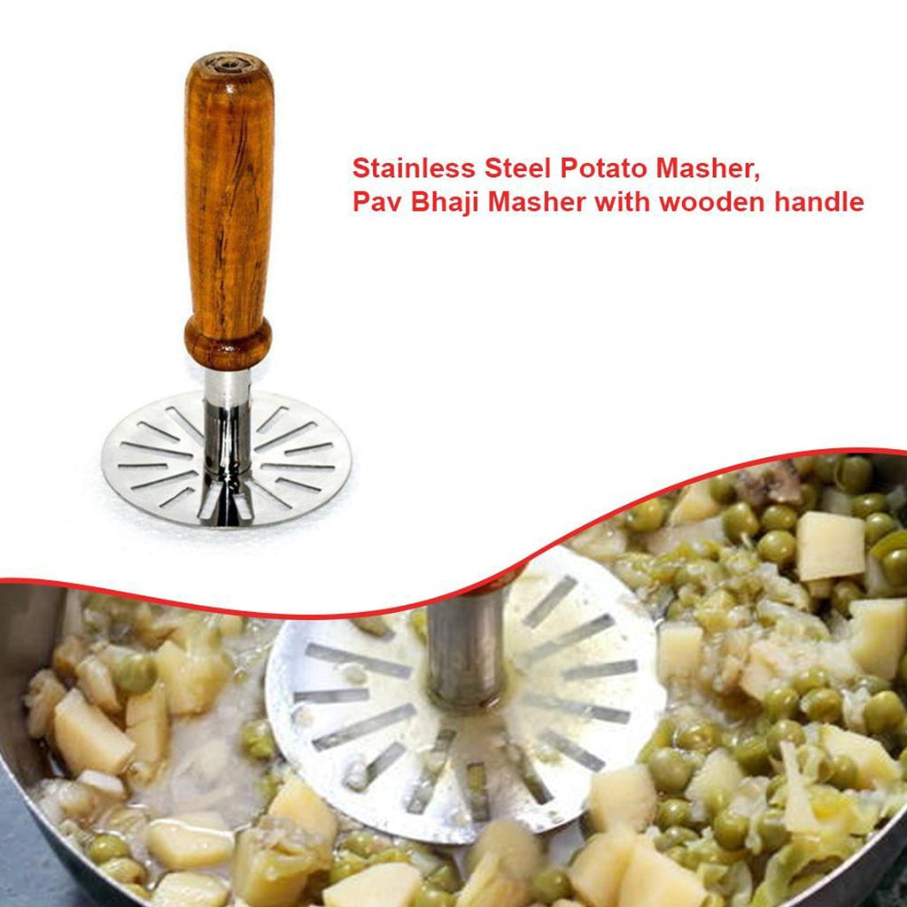High-quality paubhaji masher, an essential kitchen tool for smooth purees.