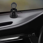 Smartphone mounted on the astronaut magnetic phone holder, ready for navigation.