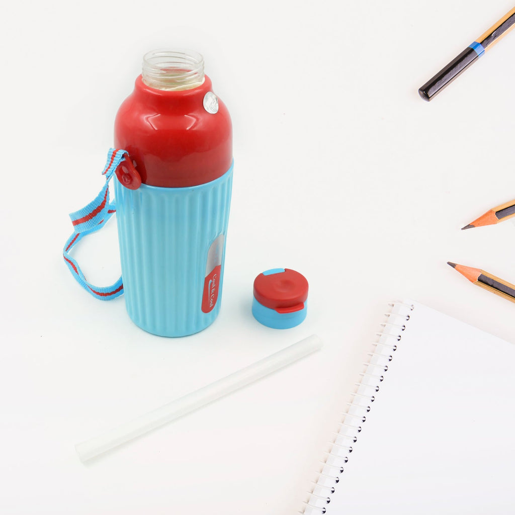 Leak-proof 500ml insulated water bottle, ideal for kids' school and daily use.