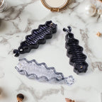 Multi-colored strong hold hair claw clips set