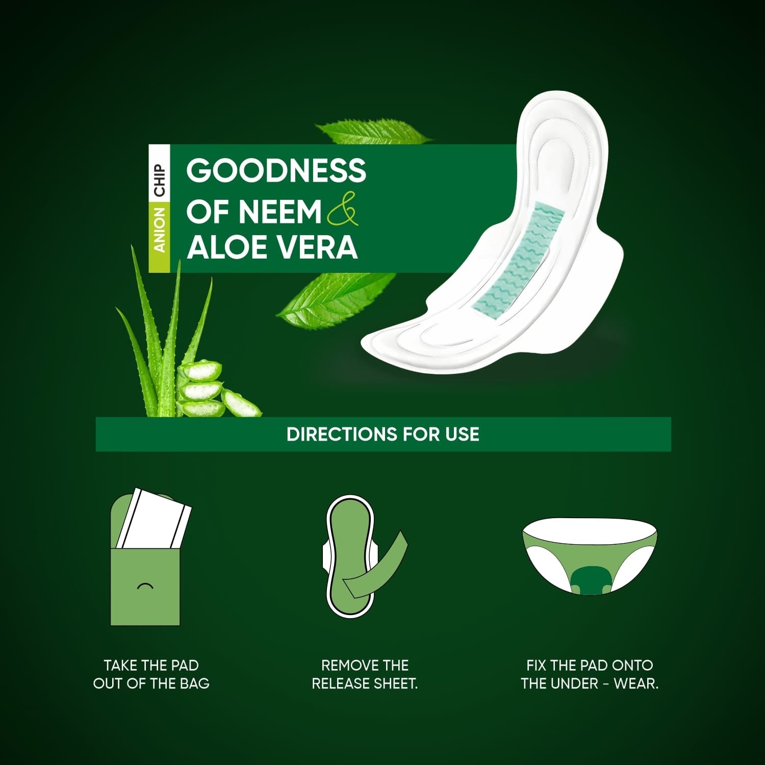 Close-up of the soft top layer of an ultra-thin sanitary pad for comfort.