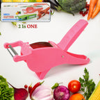 Ergonomic design of the vegetable and fruit peeler for comfortable handling.